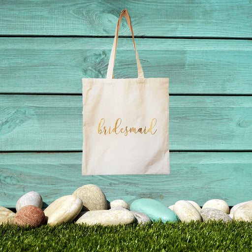 Gold Bridesmaid Tote bag