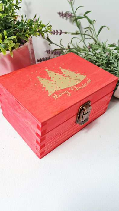 Merry Christmas Keepsake Box I Christmas Eve Memory Gift Box