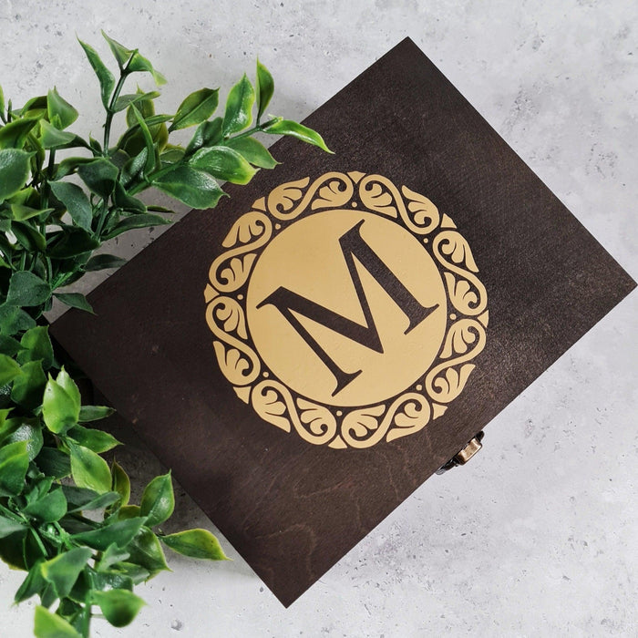Monogram Keepsake Box I Personalised Memory Box I Birthday Gift - 6 Sizes Small to XLarge