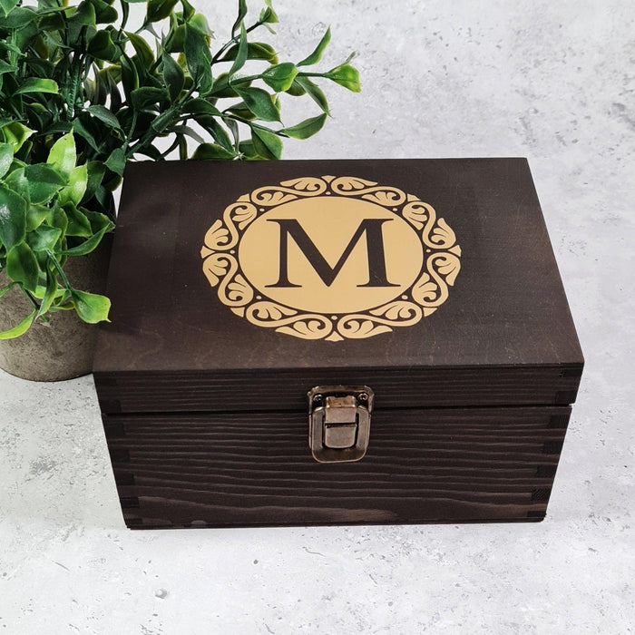 Monogram Keepsake Box I Personalised Memory Box I Birthday Gift - 6 Sizes Small to XLarge