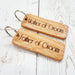 Mother & Father of Groom Keyrings I Wedding In-Law Gift
