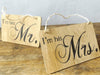 Mr & Mrs Wedding signs