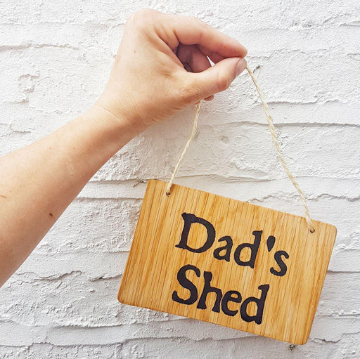Oak Dad's Shed Sign