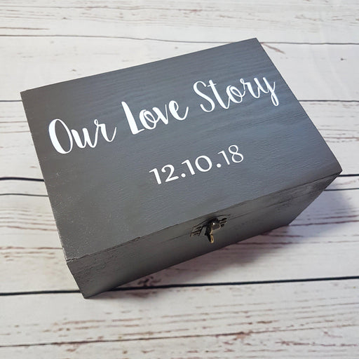 Our Love Story Memory Box I Letters To Bride Box