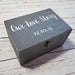 Our Love Story Wooden Anniversary Box I 5th Wedding Anniversary Keepsake Gift