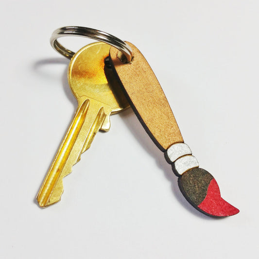 Paintbrush Keyring