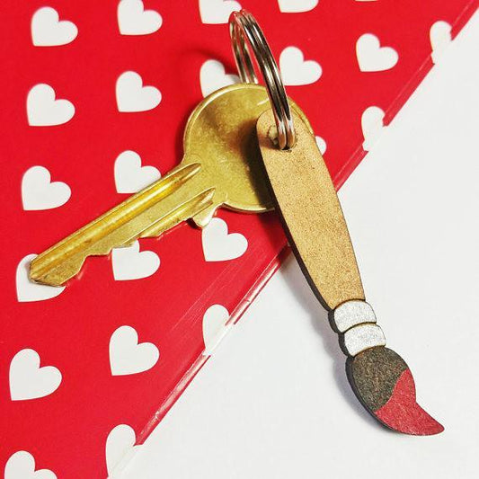 Paintbrush Keyring