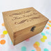 Personalised 50th Birthday Keepsake Box I Engraved Gift for Him Her