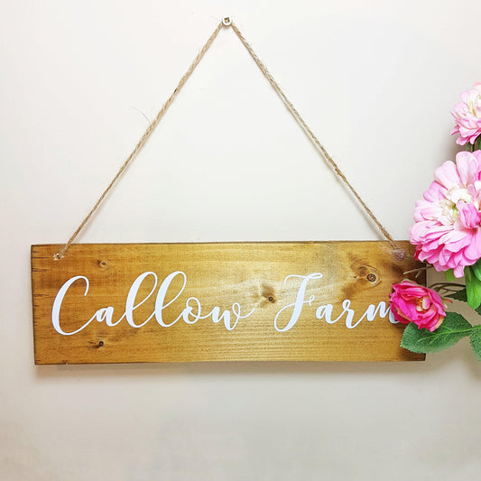 Personalised Address Sign