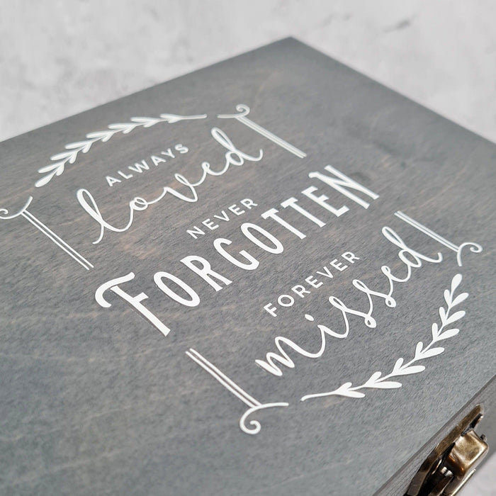 Personalised Bereavement Memory Box I Always Loved Keepsake Box I In Loving Memory Sympathy Gift