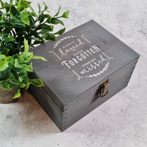 Personalised Bereavement Memory Box I Always Loved Keepsake Box I In Loving Memory Sympathy Gift
