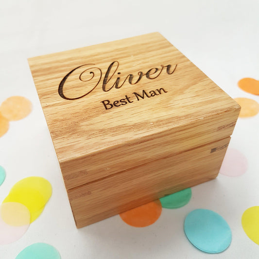 Personalised Best Man Gift Box I Groom Wedding Gift