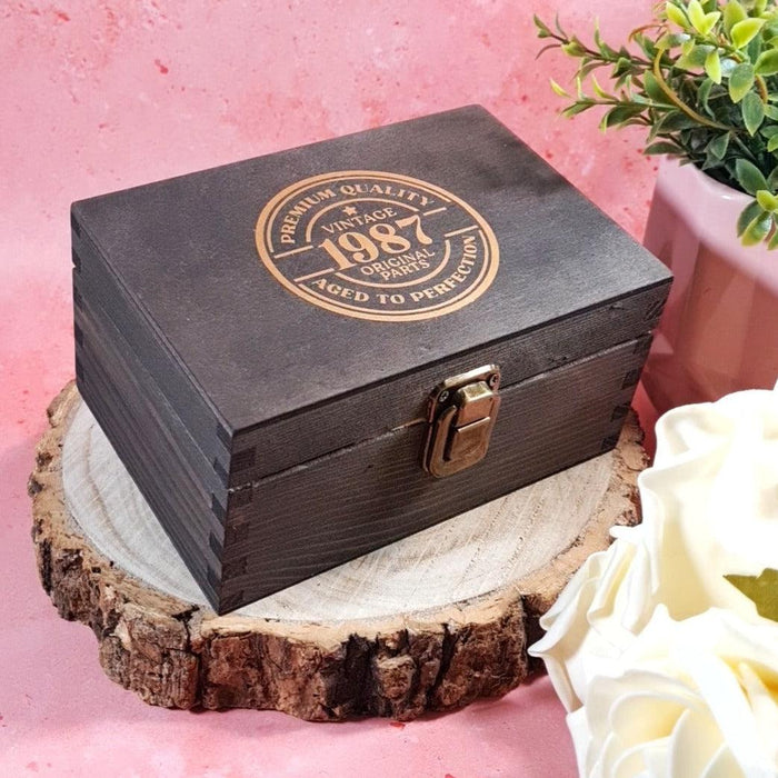 Personalised Birthday Keepsake Box I Custom Year Birthday Milestone Gift