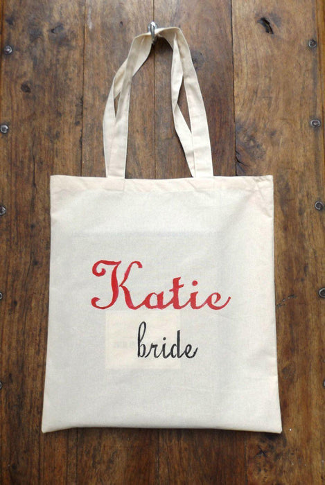 Personalised Bridesmaid Tote bag