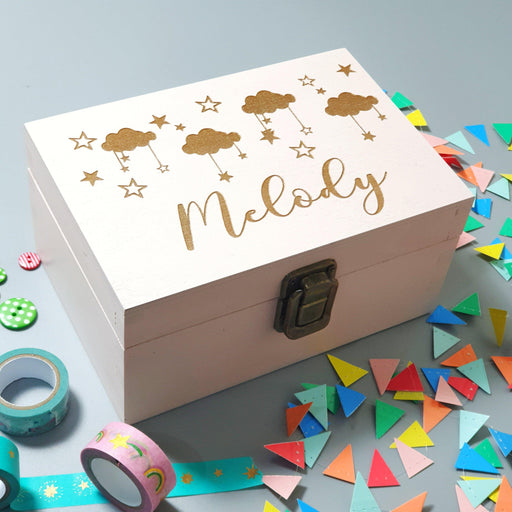 Personalised Childrens Birthday Memory Box I Newborn Baby Gift