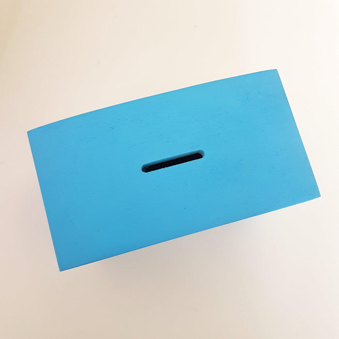 Personalised Colourful Wooden Children's Money Box