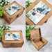 Personalised Couples Photo Memory Box I Mr & Mrs Anniversary Keepsake Box I Bride & Groom Wedding Box