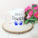 Personalised Daddy Baby Handprint Mug
