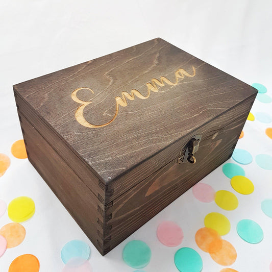 Personalised Engraved Keepsake Box I 18th 21st Birthday Gift for Him Her