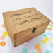 Personalised Engraved Wood Box