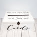 Personalised Event Wedding Card Box With Slot & Lock