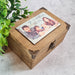 Personalised Family Photo Memory Box I Large Wooden Keepsake Box With Lock I Gift for Mum Dad Parents