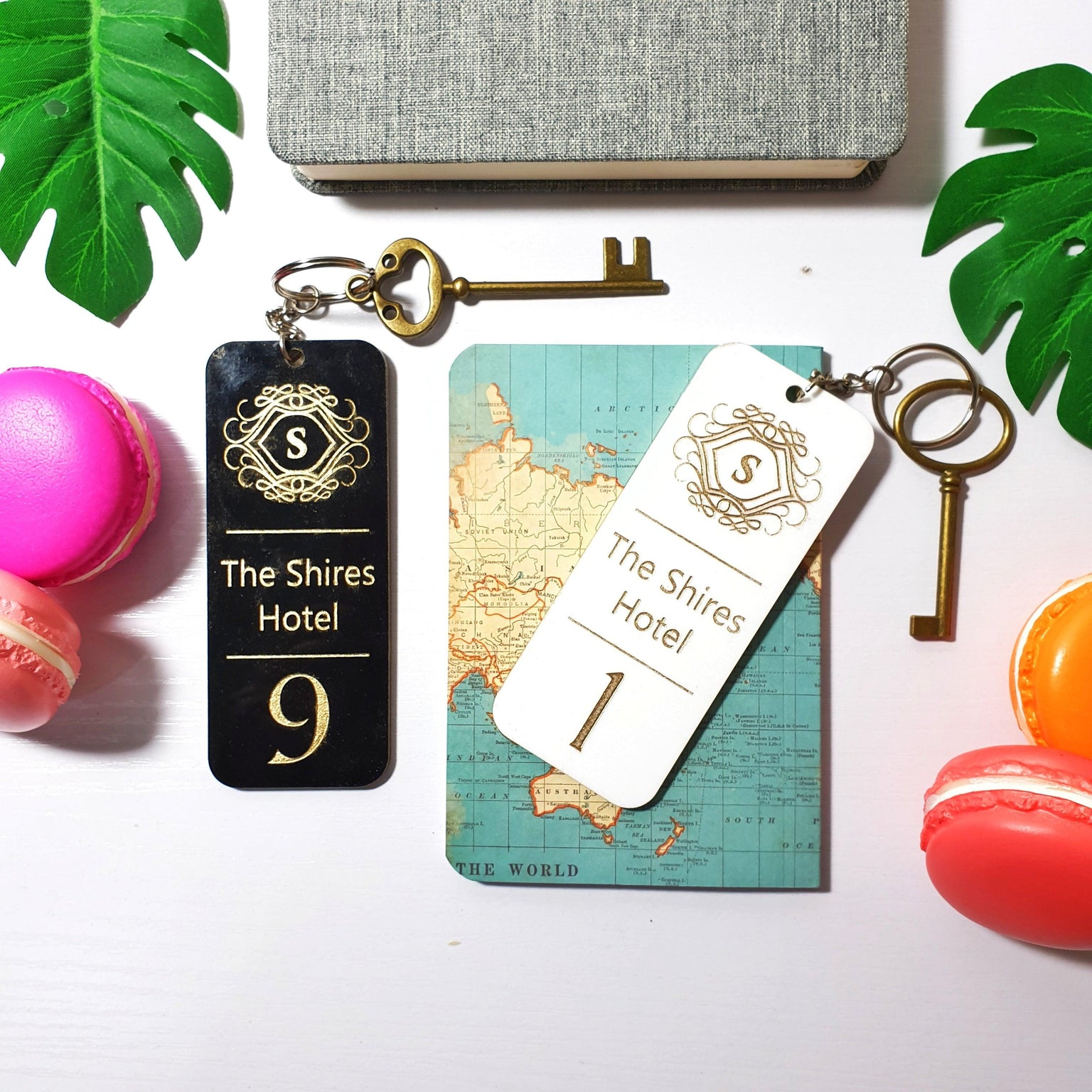 Hotel Key Rings Decals Custom Keyrings for Business & Hospitality | Promotional Logo Branding ...