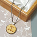 Personalised Initial Love Heart Arrow Necklace I Wooden Anniversary Gift