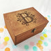 Personalised Lily Flower Baby Keepsake Box I Wooden Memory Box I Gift Idea