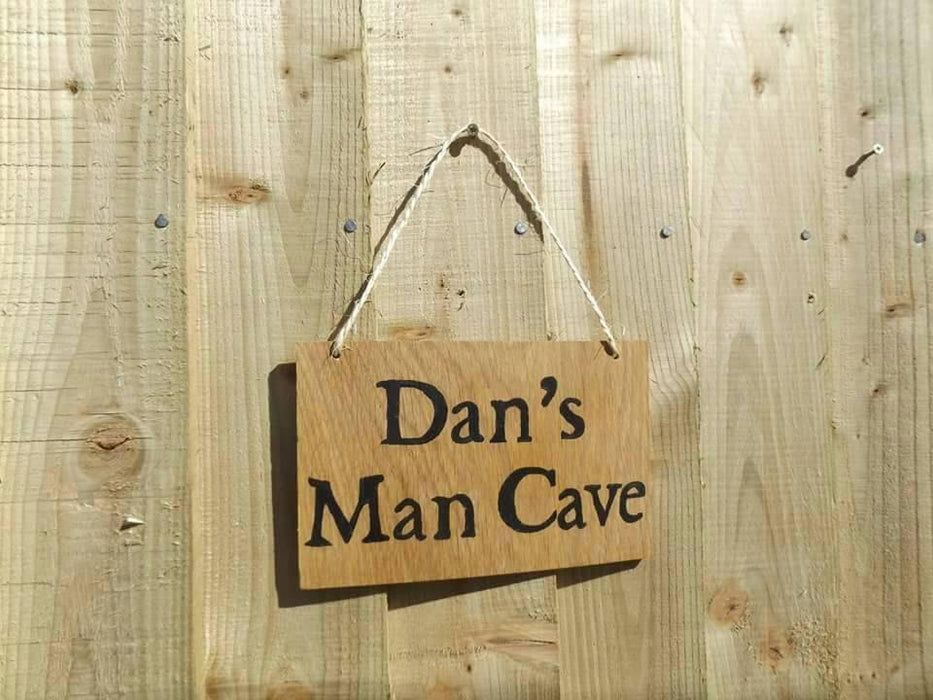 Personalised Man Cave sign