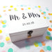 Personalised Mr & Mrs Wedding Box