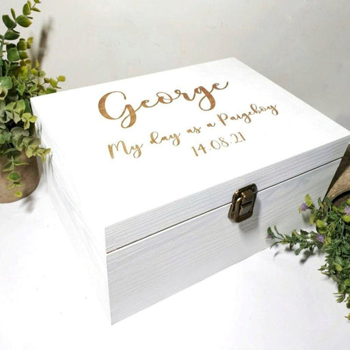 Personalised Page Boy Wedding Guest Gift I Engraved Gift Box Usher - 6 Sizes Small to XLarge