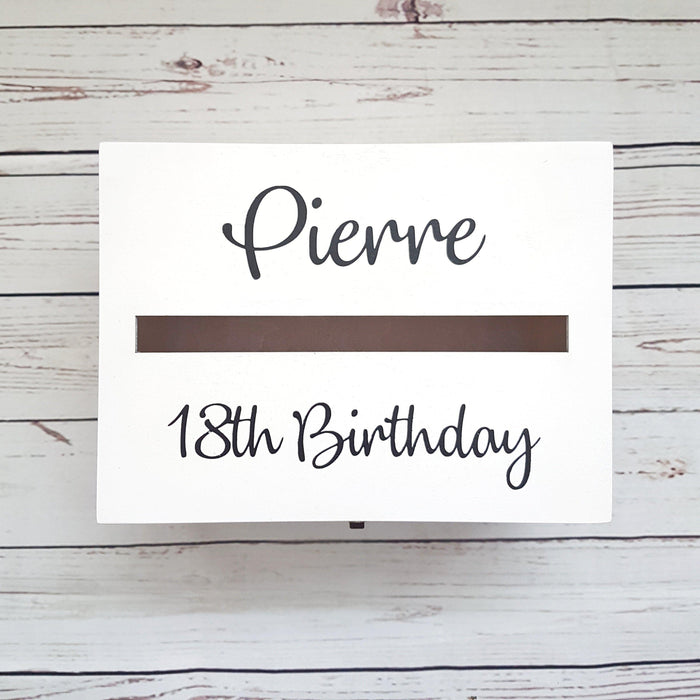 Personalised Party Card Box