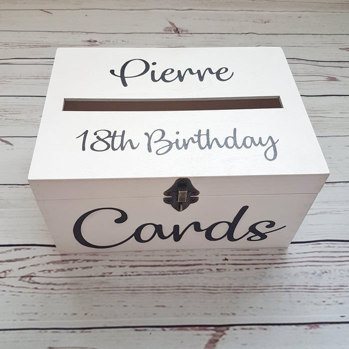 Personalised Party Card Box