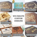 Personalised Recipe Card Box I Wooden Recipe Organiser