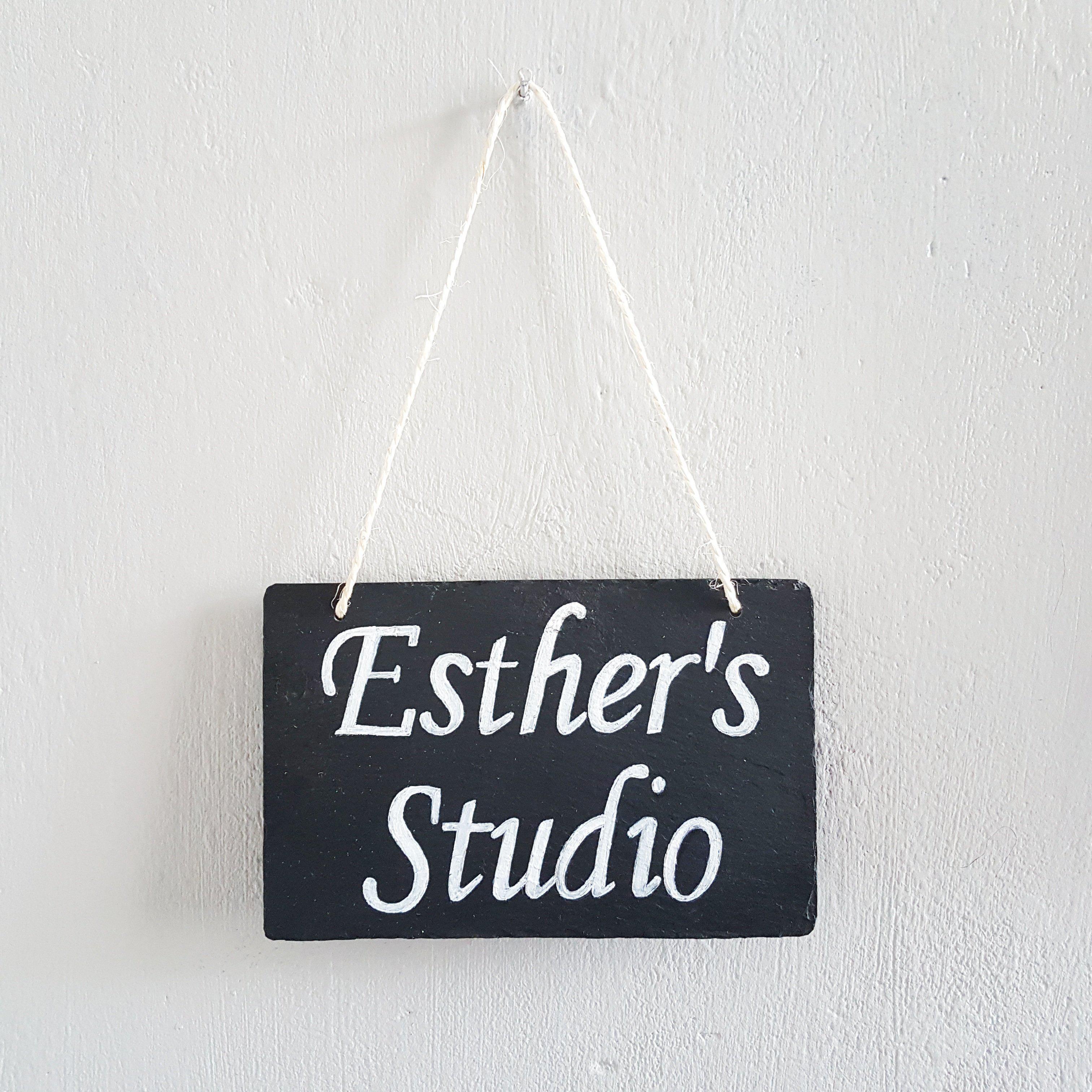 Personalised Slate Office Sign