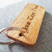Personalised Text Engraved Keyring