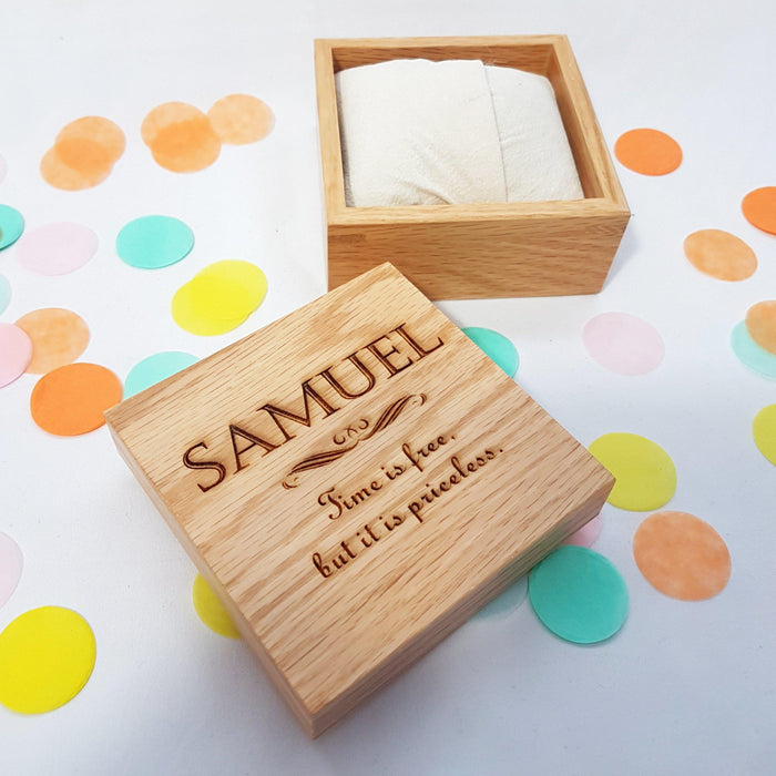 Personalised Watch Presentation Box I Wedding Gift for Groom