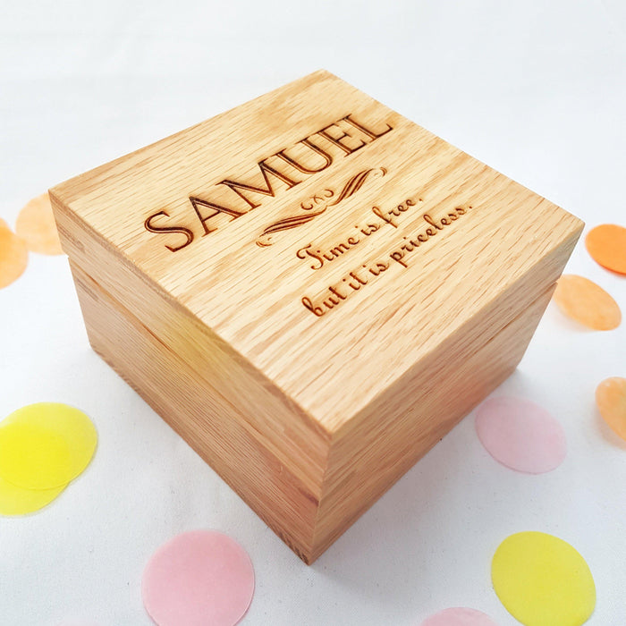 Personalised Watch Presentation Box I Wedding Gift for Groom