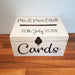 Personalised Wedding Card Box With Slot & Lock