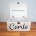 Personalised Wedding Card Box With Slot & Lock