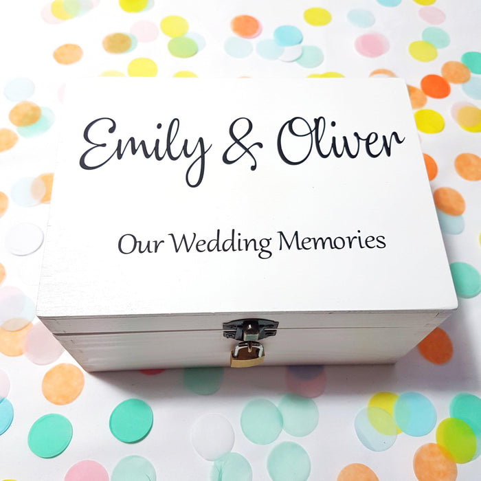 Personalised Wedding Memories Box