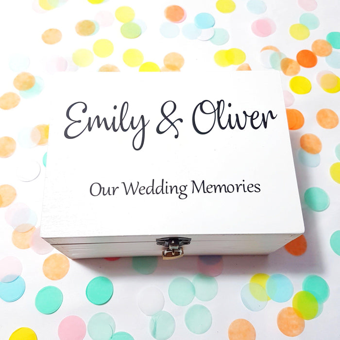 Personalised Wedding Memories Box