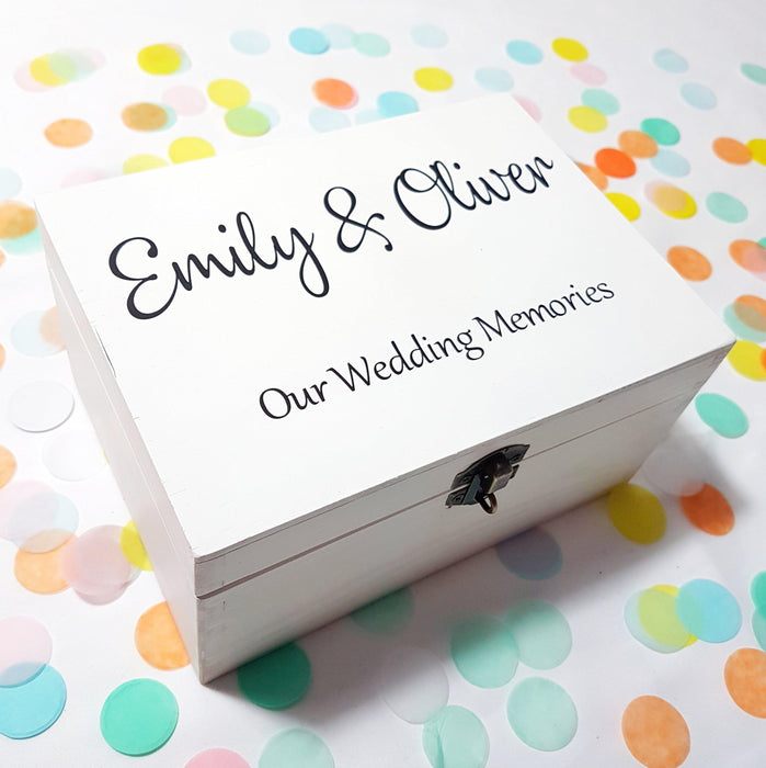 Personalised Wedding Memories Box