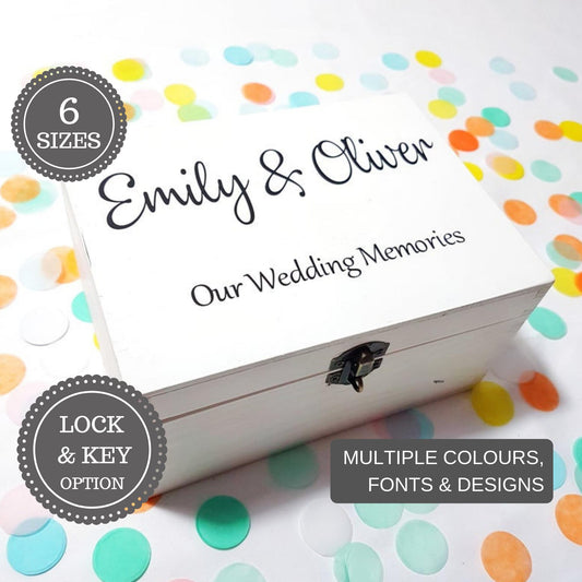 Personalised Wedding Memories Box