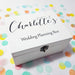 Personalised Wedding Planning Box