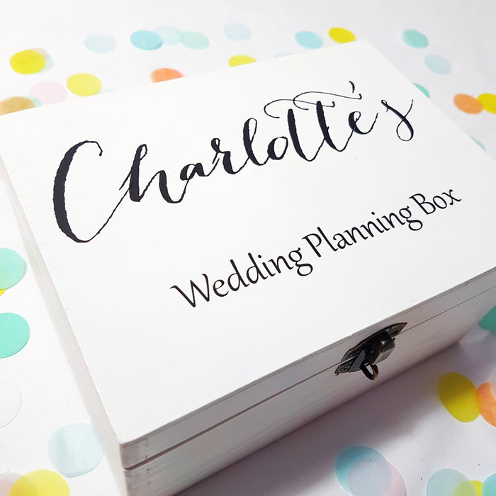 Personalised Wedding Planning Box