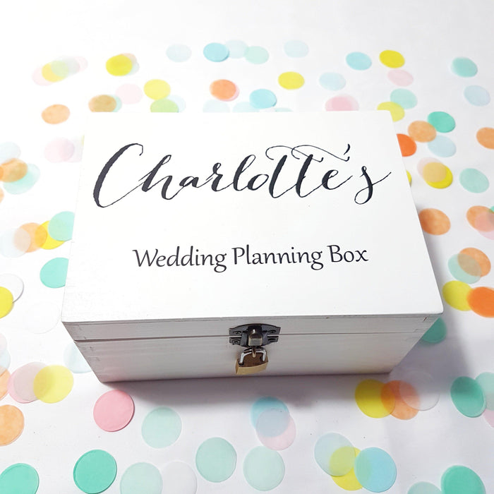 Personalised Wedding Planning Box