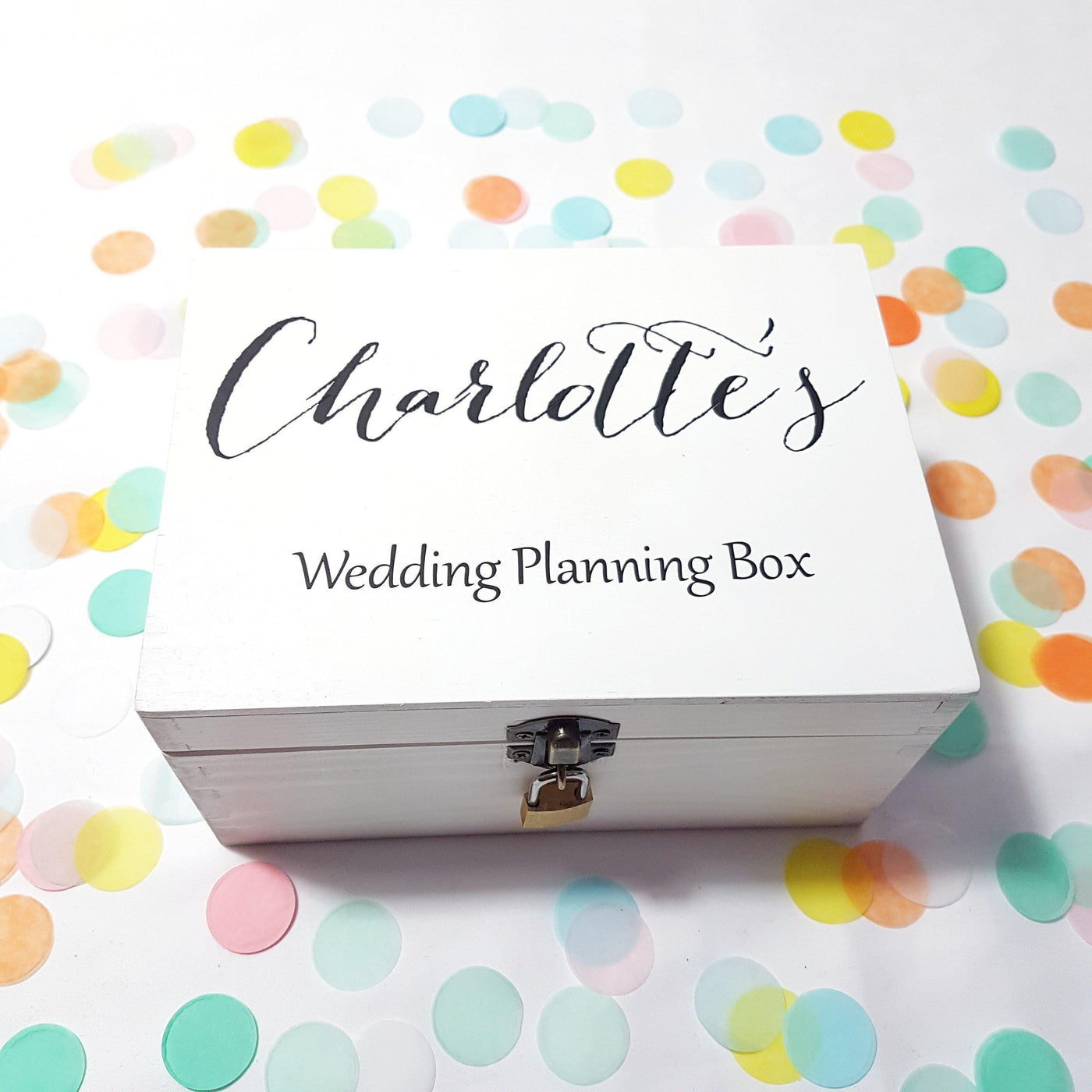 Personalised Wedding Planning Box I Make Memento