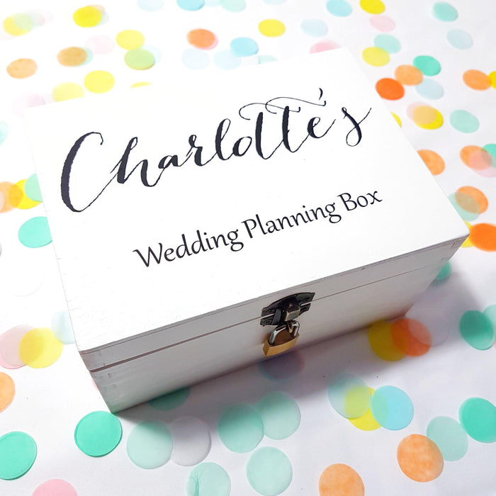 Personalised Wedding Planning Box